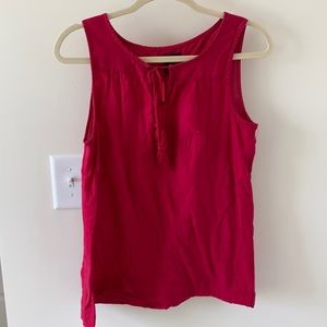 Red Linen Tank